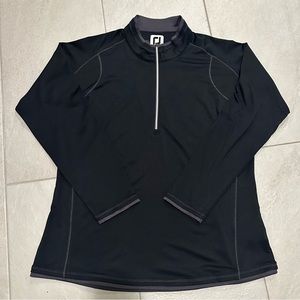 Women’s XL LS Faux Layer 1/4 zip